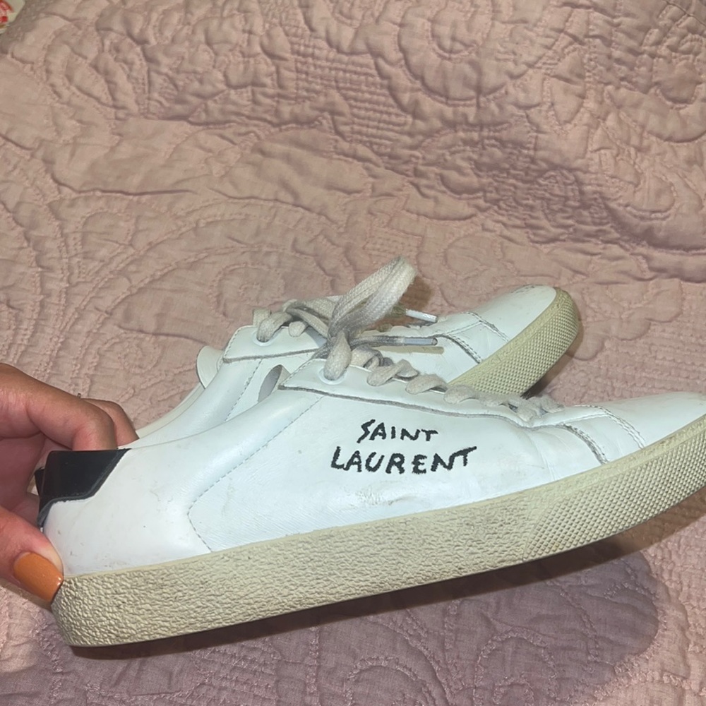 Saint Laurent sneakers . Size 8 .